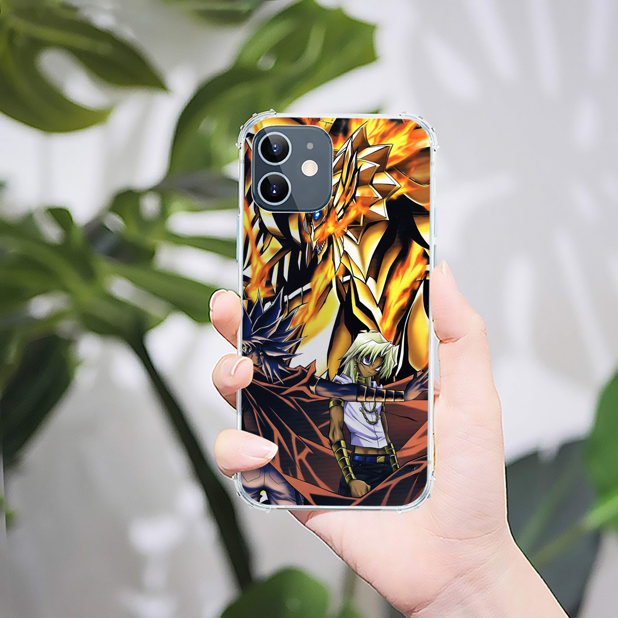 （画像用） 遊☆戯☆王 Yu-Gi-Oh! 【iPhone 12シリーズ対応】透明スマホケース（クリアソフトケース）
